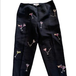 * S.L.B. petite women’s size 6P silk pants